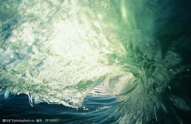 蓝色的波浪大海的海浪图片