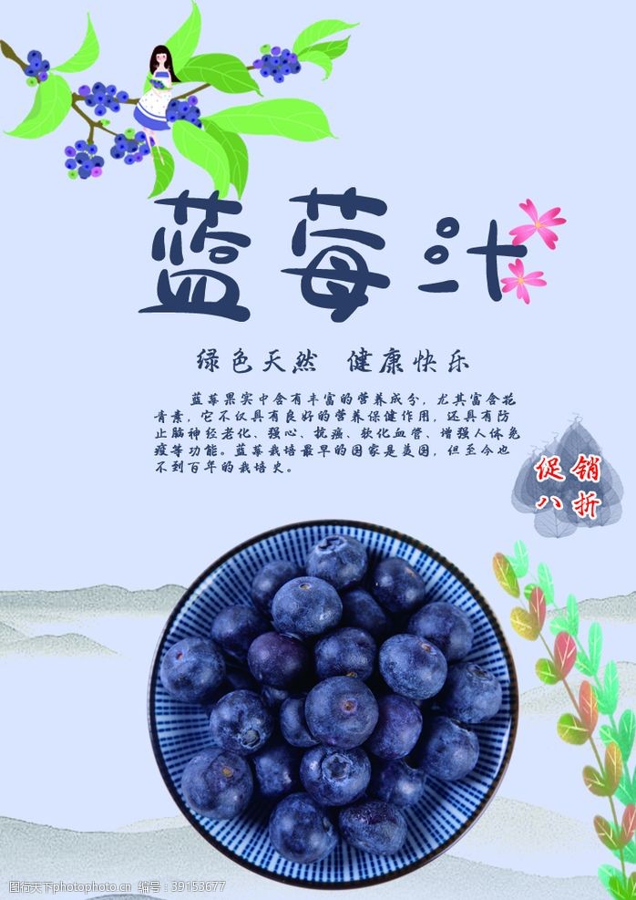 果蔬包装箱蓝莓图片