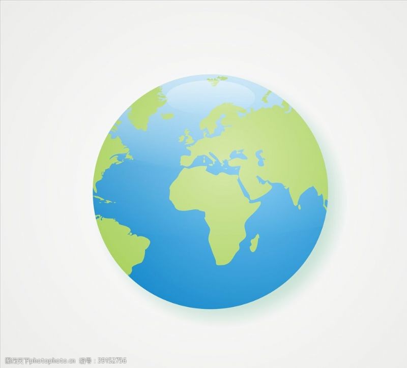 地球仪蓝色地球元素图片