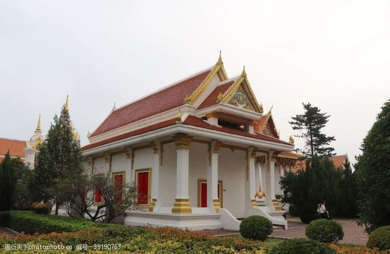 洛阳白马寺泰国风格佛殿图片
