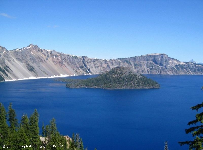 秀丽风景静谧的湖泊图片