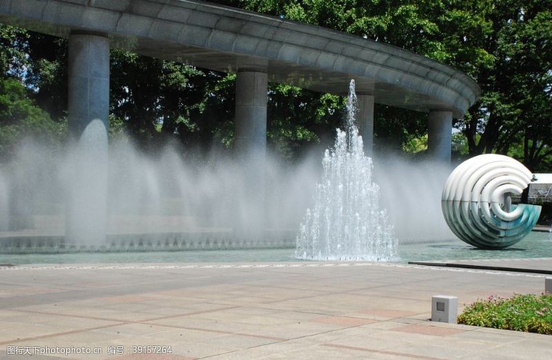欧式喷泉喷泉图片