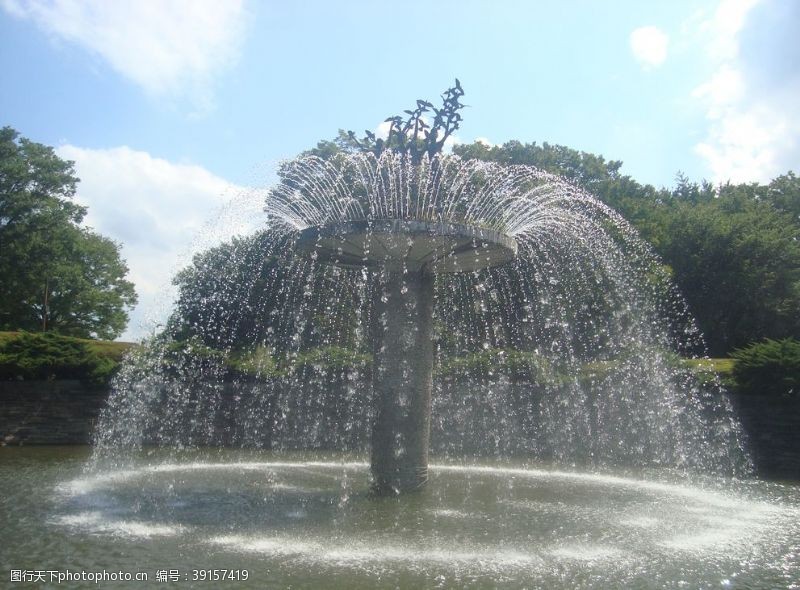西式喷泉喷泉图片