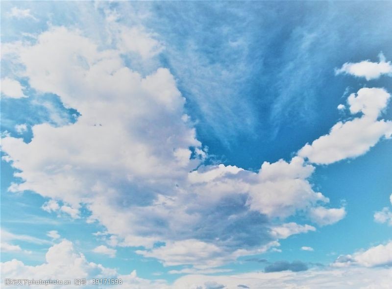 光彩天空云层图片