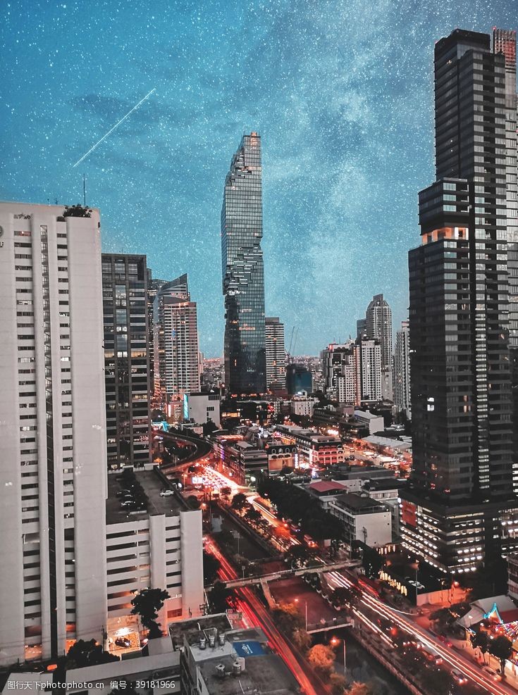 商城都市风景图片