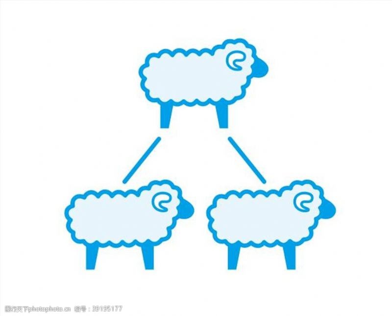 网络教育羊群图片