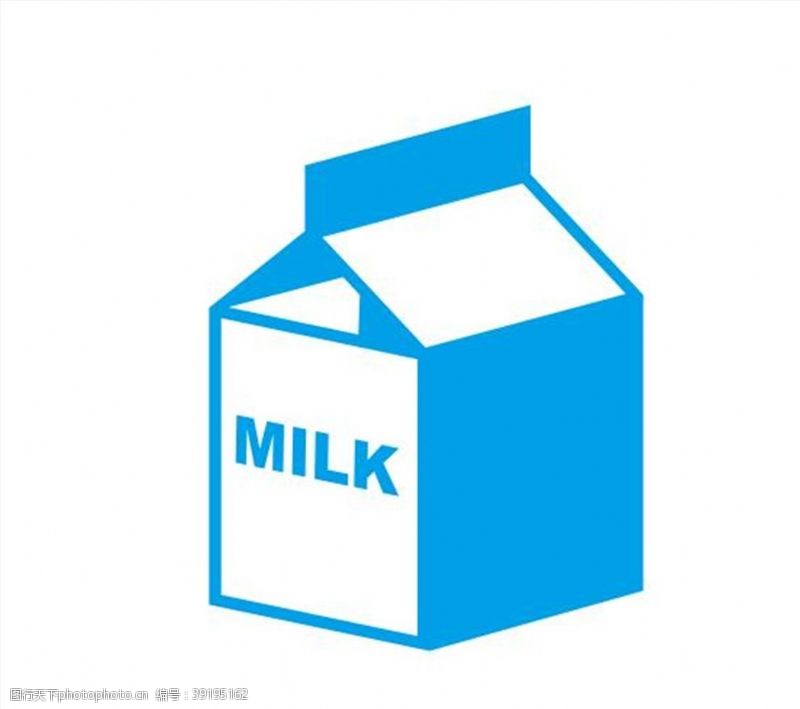 网络教学牛奶盒图片
