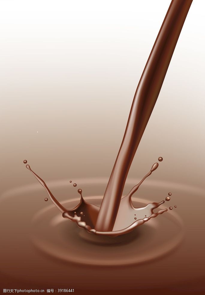 情人节宣传巧克力牛奶图片