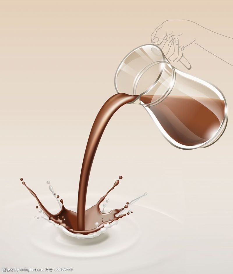 情人节宣传巧克力牛奶图片