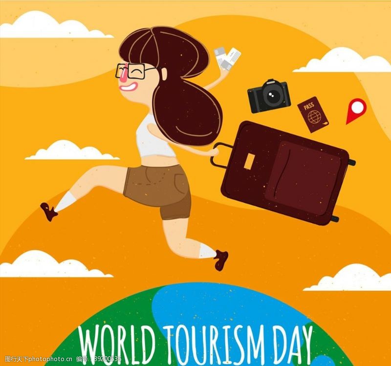 护照世界旅游日图片