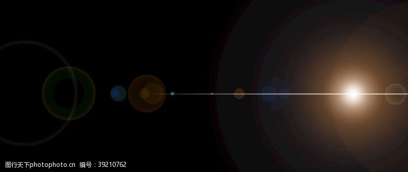 后海星空光晕图片