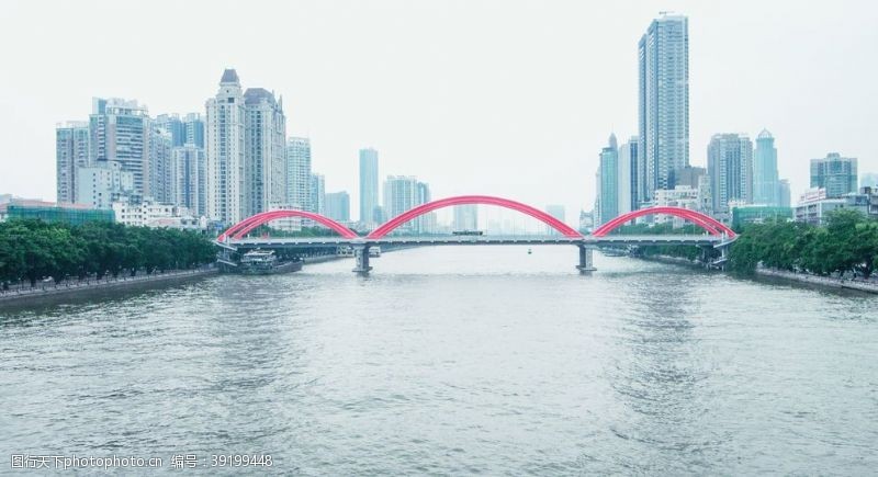 美国都市广州解放大桥图片