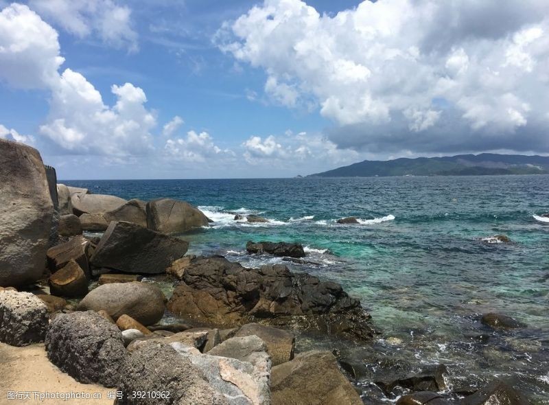 南海观音海滩海岸图片