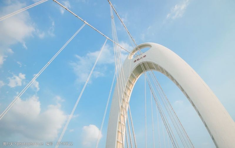 广州沙面猎德大桥图片