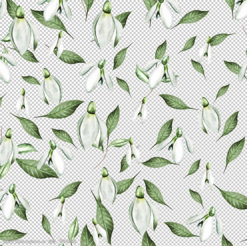 浅绿色绿色植物底纹背景图片