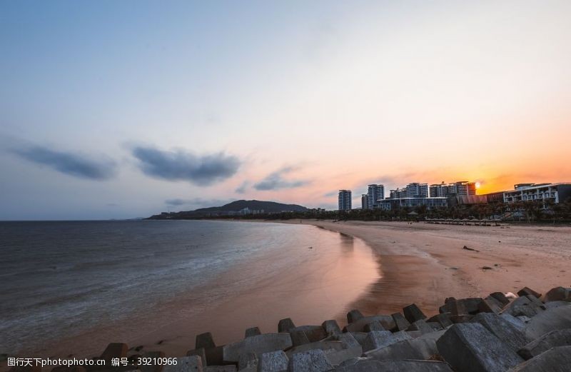 南海观音三亚海滩图片