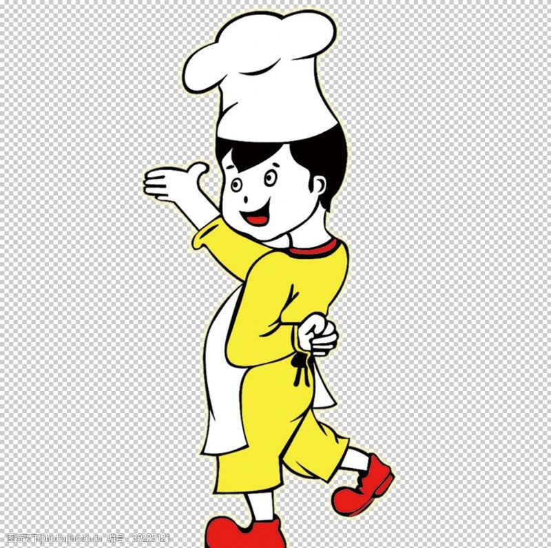 q版厨师厨师卡通图片