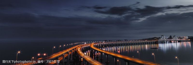 五一出游跨海大桥图片