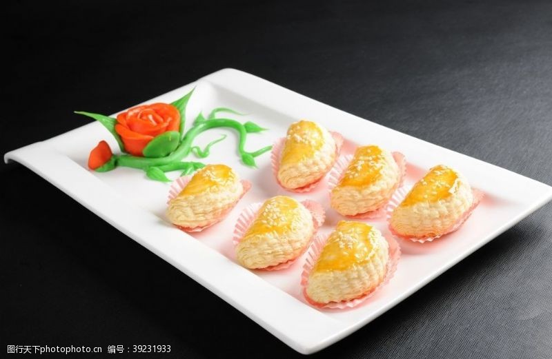 中华美食榴莲酥图片