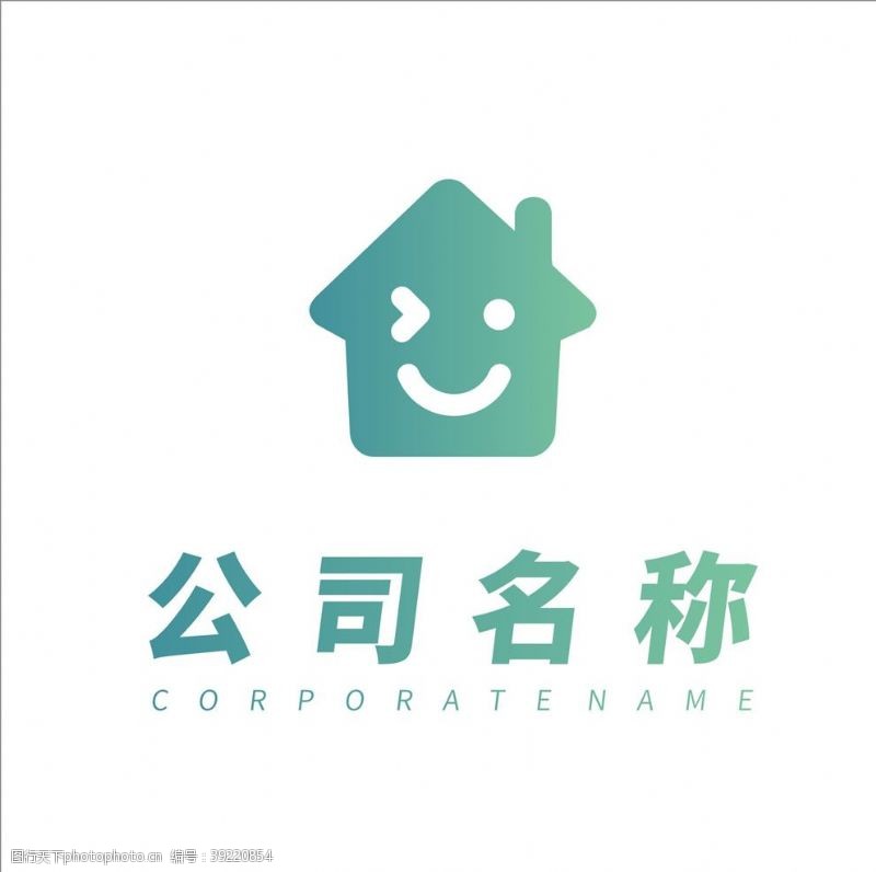房屋建筑租房logo设计图片