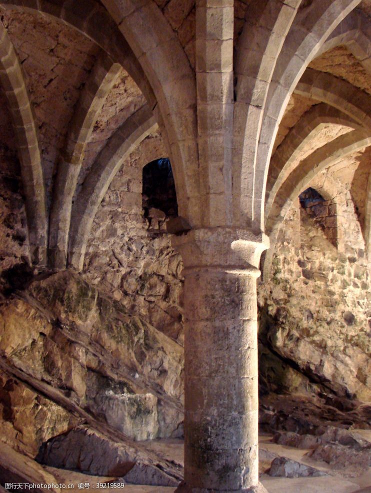 城堡拱门欧式古典教堂建筑物图片
