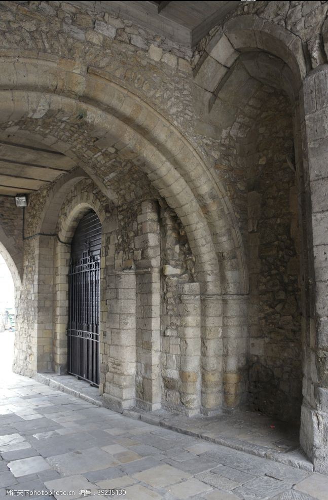 城堡拱门欧式古典教堂建筑物图片