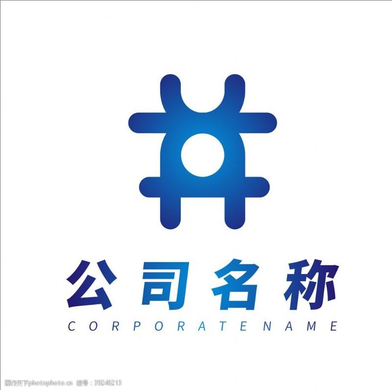 自媒体商务公司logo设计图片