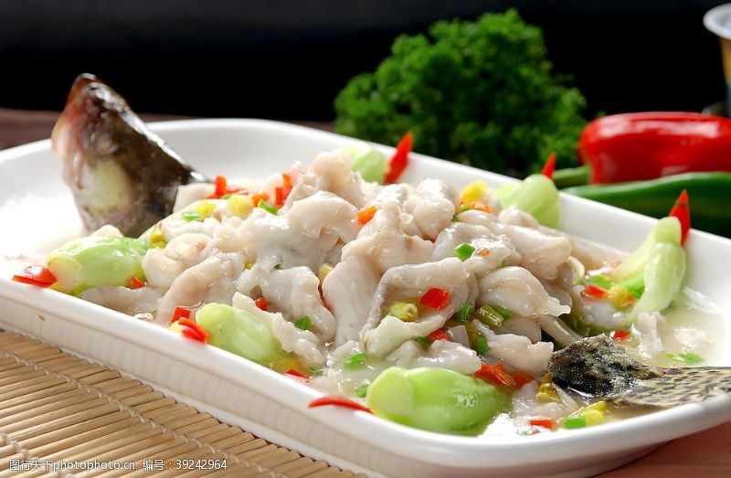 美食文化山椒桂鱼图片
