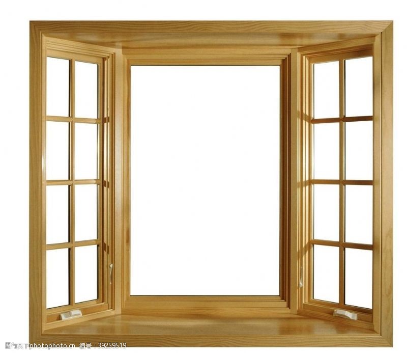 木窗花门窗图片