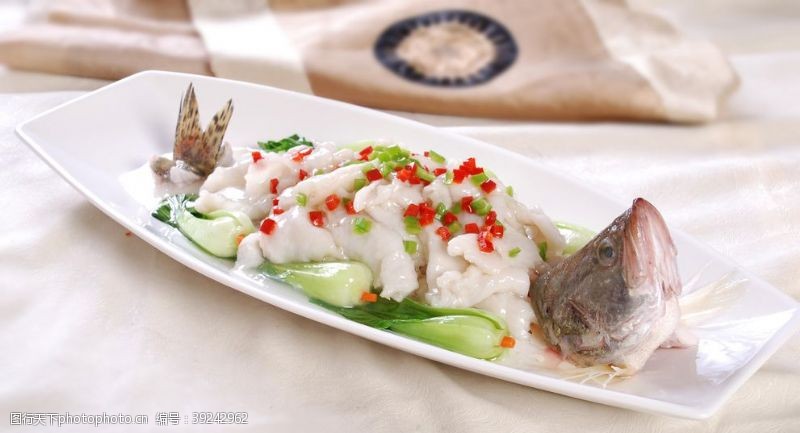 美食文化山椒桂花鱼图片