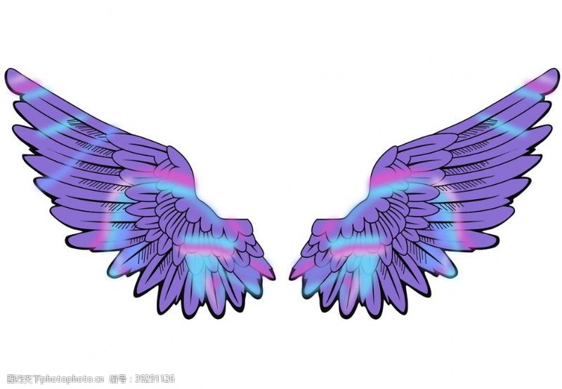 天使兽矢量翅膀图片