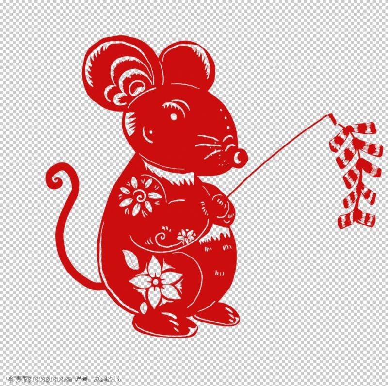 春节素材鼠图片