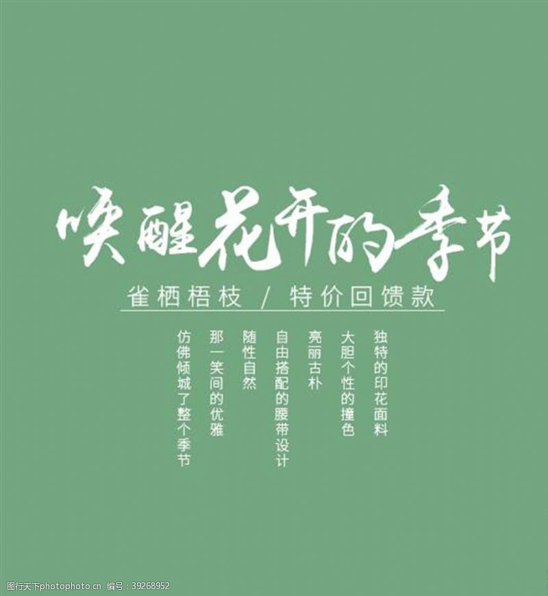 淘宝字体排版文字排版图片