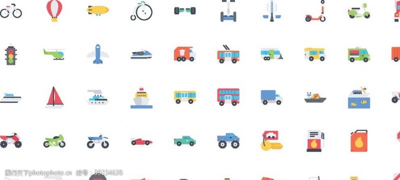汽车运动运输图标图片