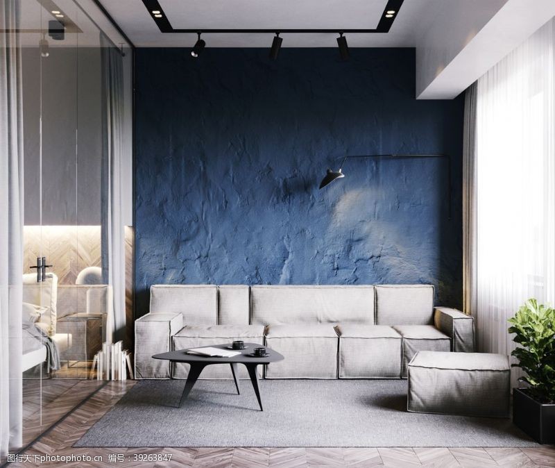 板式家居北欧客厅室内设计图片