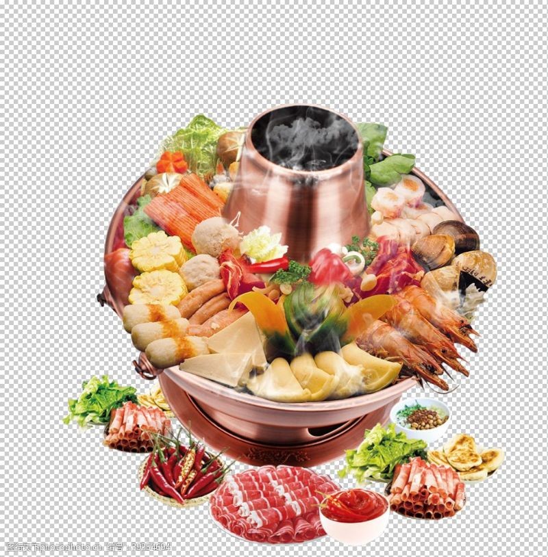 吃货活动冬日丰盛美味火锅大餐图片
