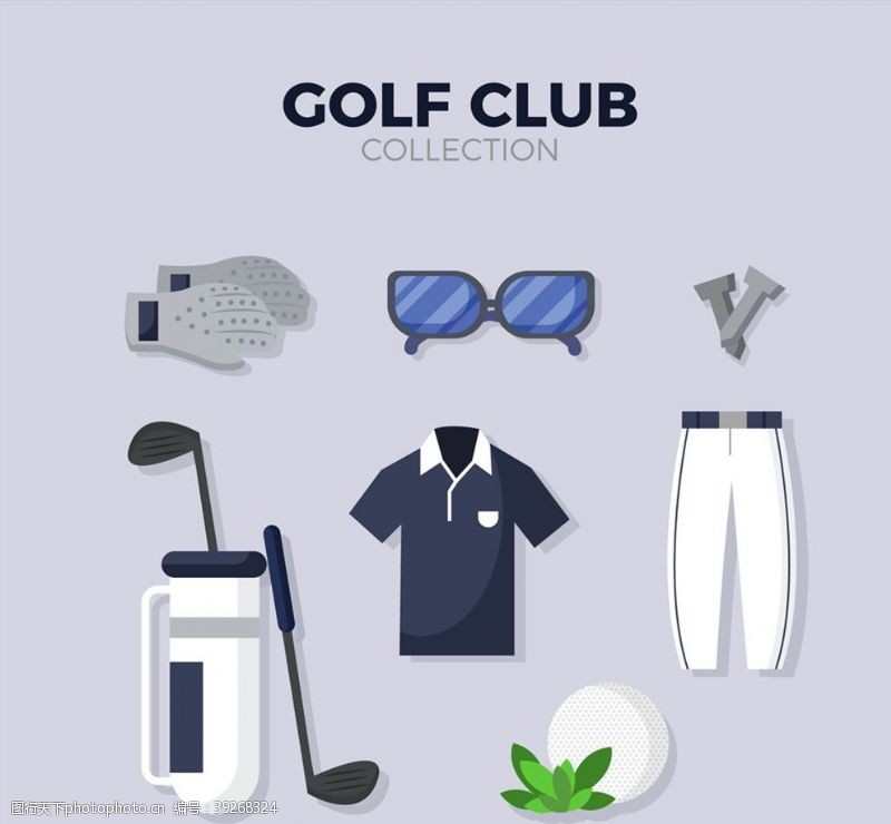 高尔夫装备设计图片