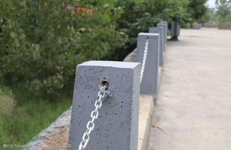 护栏柱公园临边防护栏水泥栏杆图片