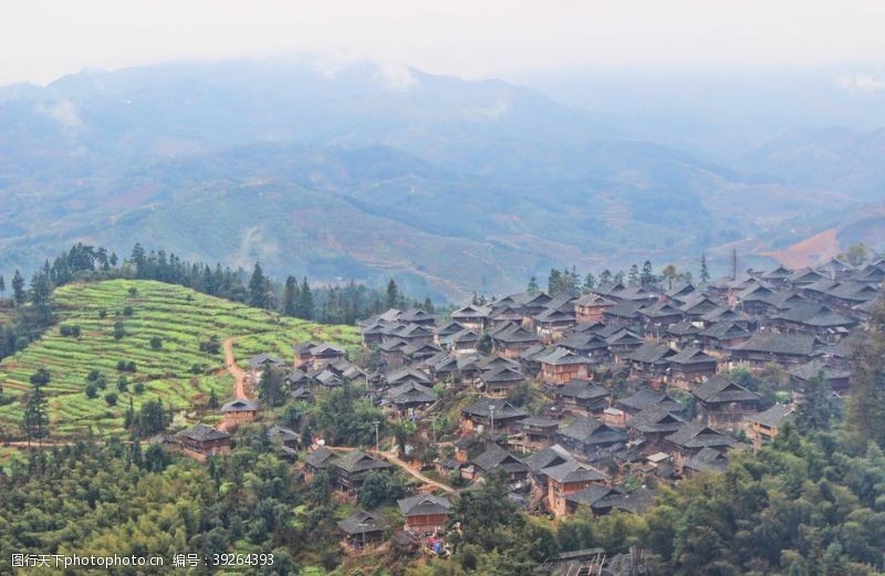 黔东南州贵州黔东南岜沙苗寨图片