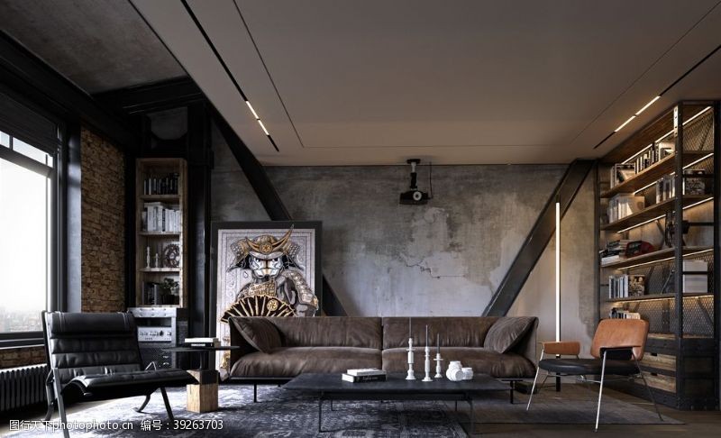 板式家居北欧客厅室内设计图片