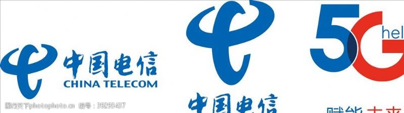 联通4g电信logo图片