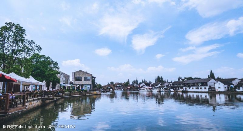 乡村休闲旅游旅游度假朱家角古镇建筑图片