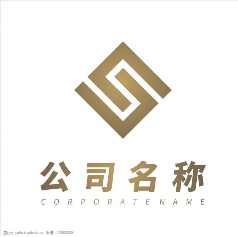 自媒体商务logo设计图片
