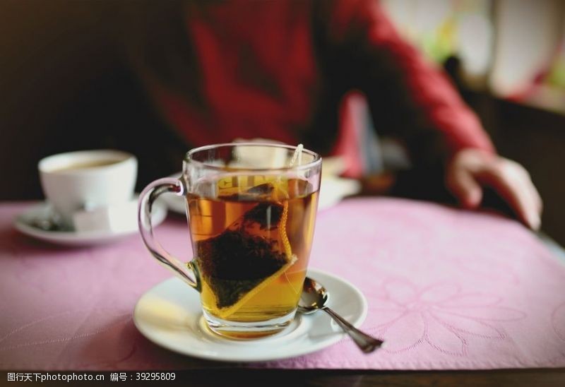 茶楼文化墙茶包图片