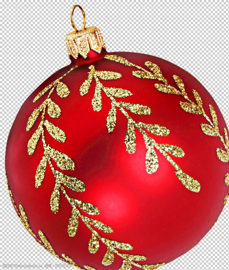 水晶球圣诞节彩球装饰图片