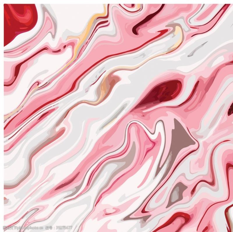 粉色线条液体大理石流线型条纹背景图片