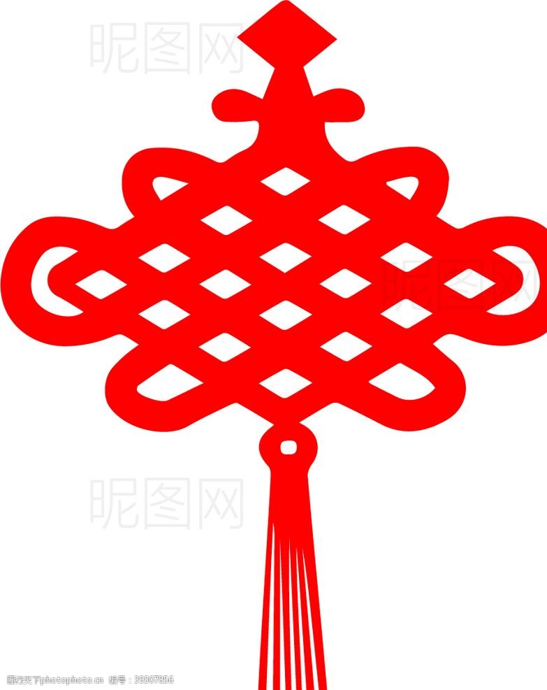 联通标志中国结图片