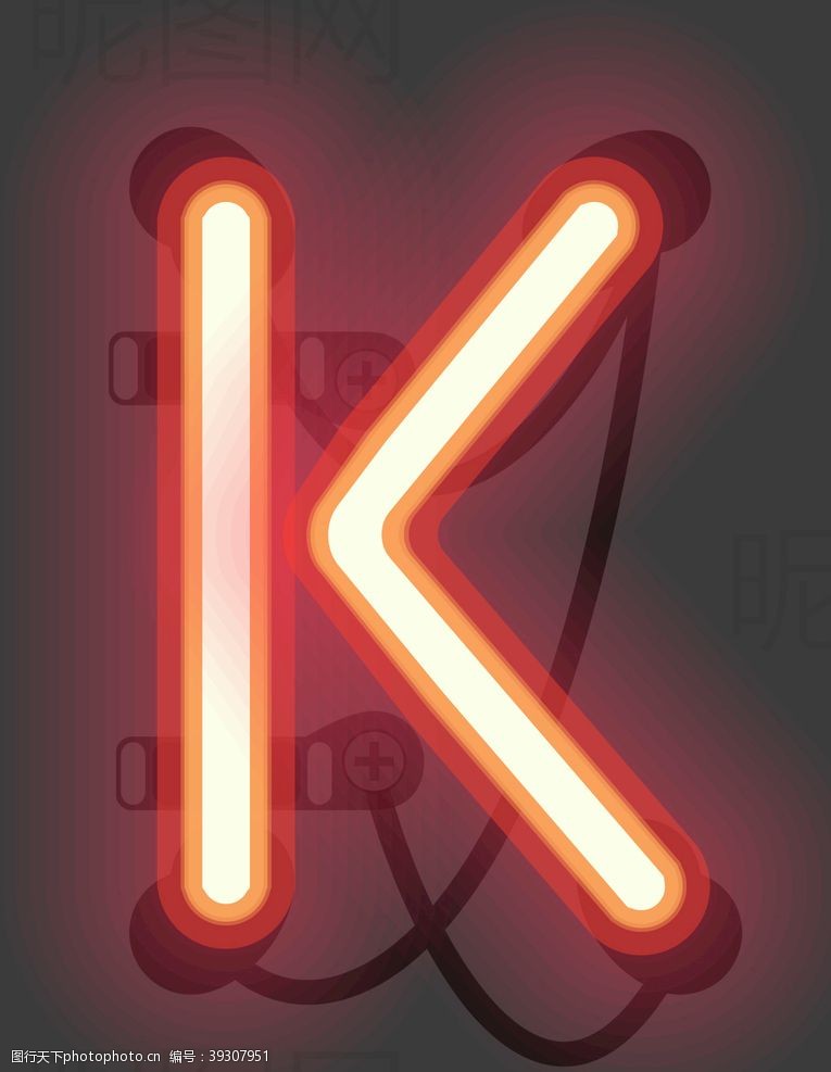 英文标志字母K图片