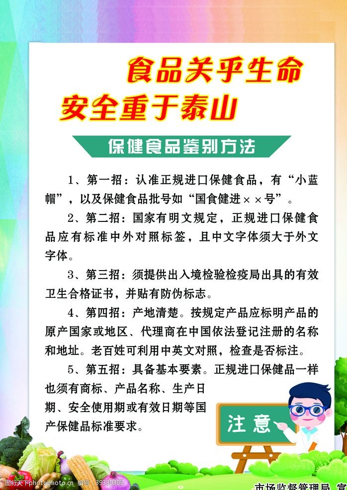 食品安全法保健食品鉴别方法图片