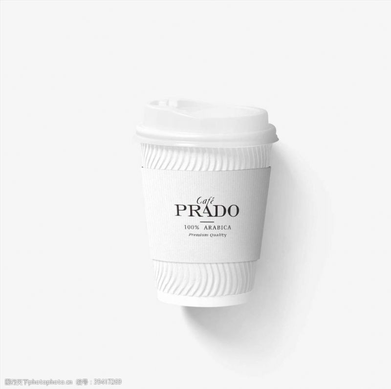 简约咖啡杯素材包茶叶包装VI设计图片